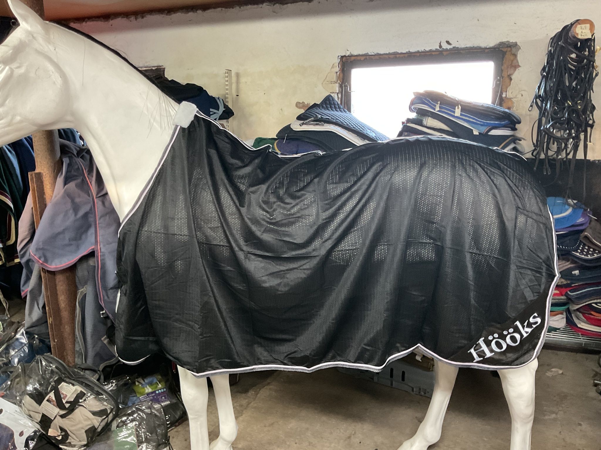 Hööks coolertäcke,svart,155 cm,nytt