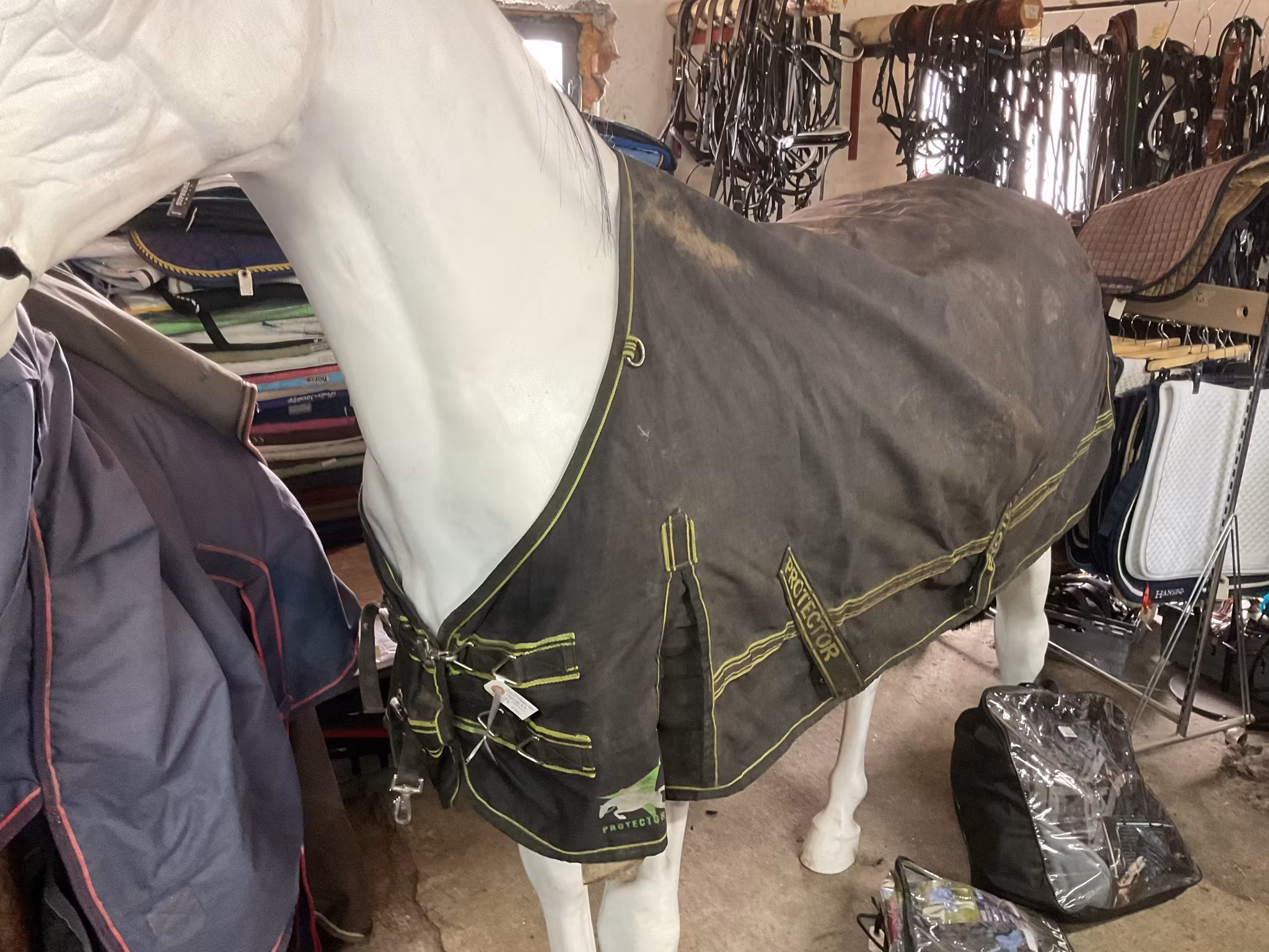 Protector regntäcke,0 gr,125 cm, svart, otvättat