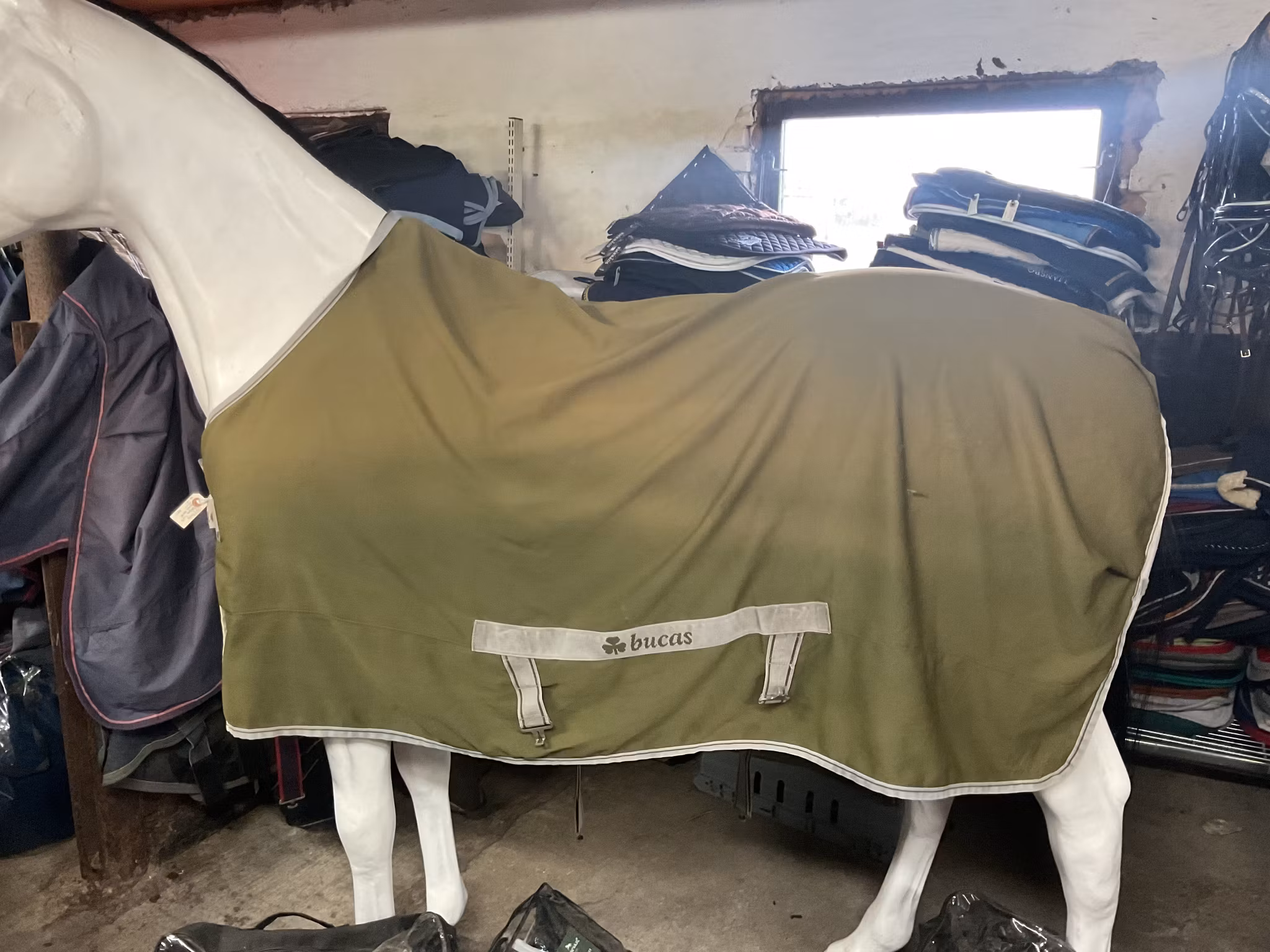 Bucas freedom twill sheet täcke,130 cm, ett hål