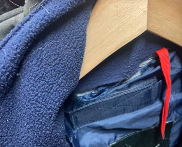 Mountain horse jacka,höstjacka,L,blå,hål insidan nacken och armhålan