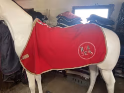 Fleecetäcke,rött,100 cm,nytt