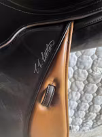 Prestige chris burton sadel,17”,34 bom, fint skick, nypris 40000