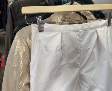 Kingsland överdragsbyxa,vit,stl s,några fläckar