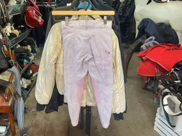 B2B ridbyxor,knäskodda,rosa,stl 134
