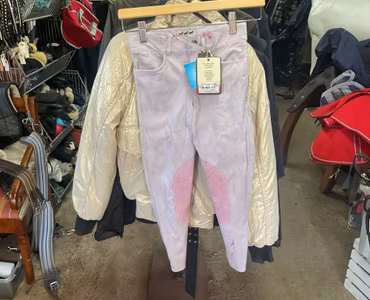 B2B ridbyxor,knäskodda,rosa,stl 134