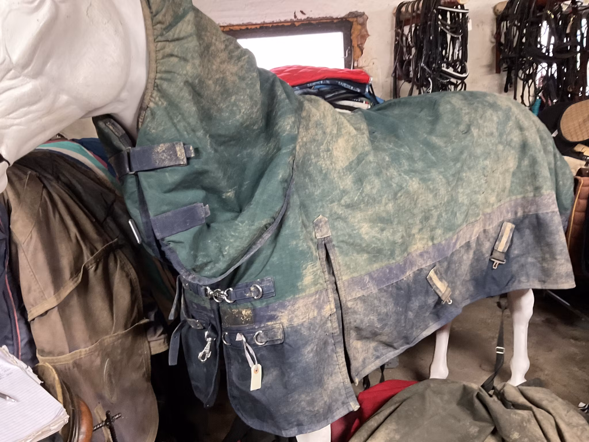 Fairfield täcke,145 cm, 100 gr, otvättat,fast hals