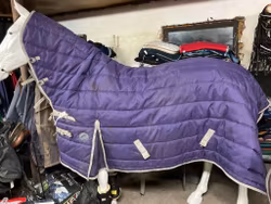 Innetäcke med fast hals,165 cm, lila,ca 400 gr