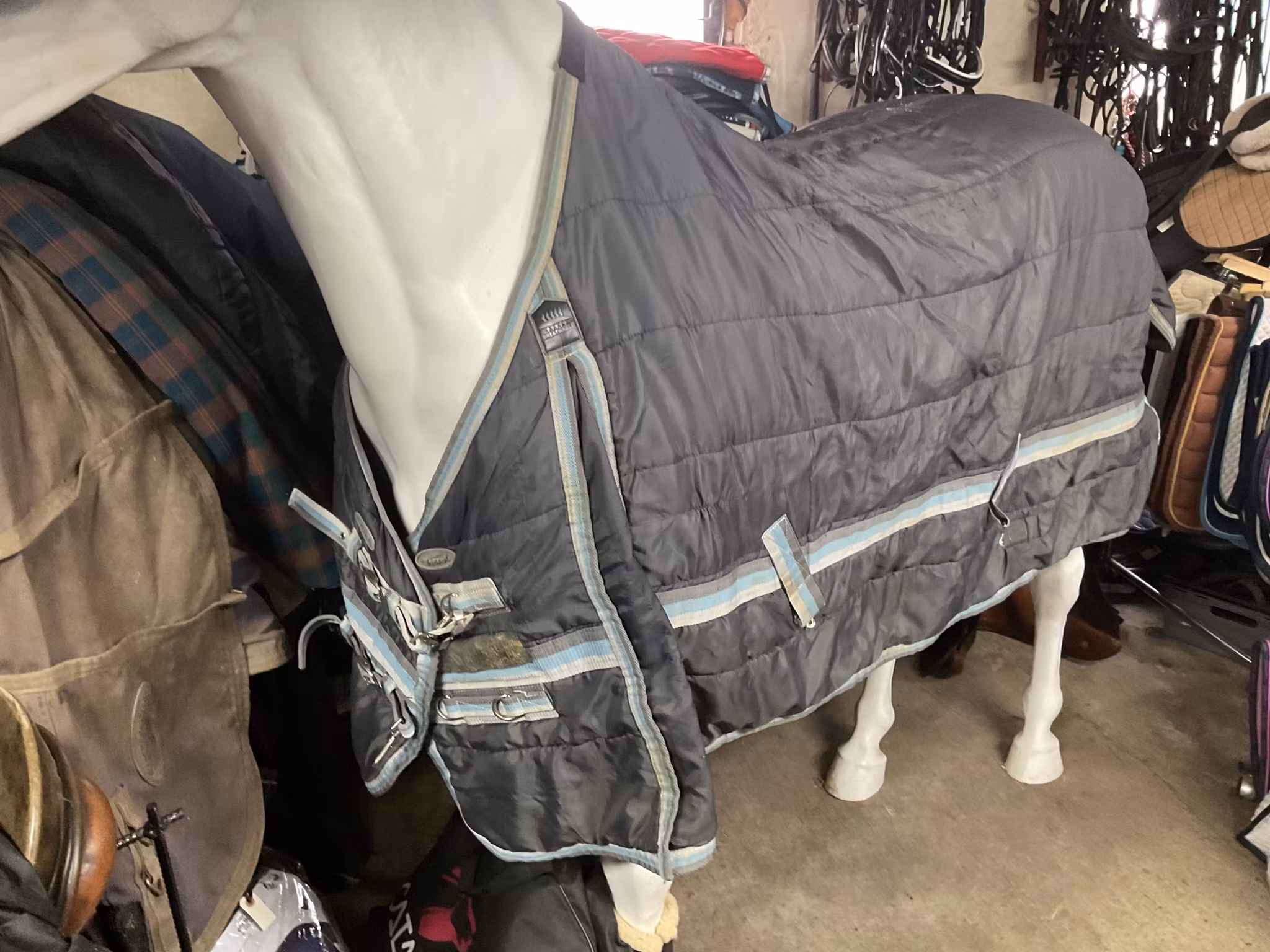 Trend stalltäcke,grått,100 gr,145 cm