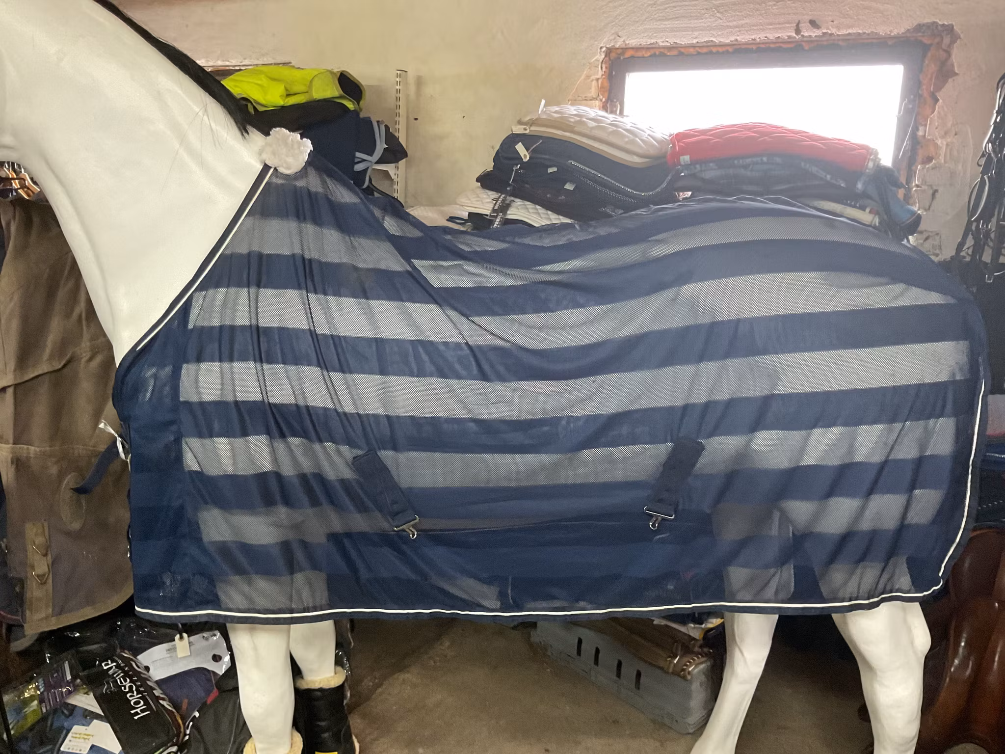 Fairfield nättäcke,135 cm, fattas kryssgjordar