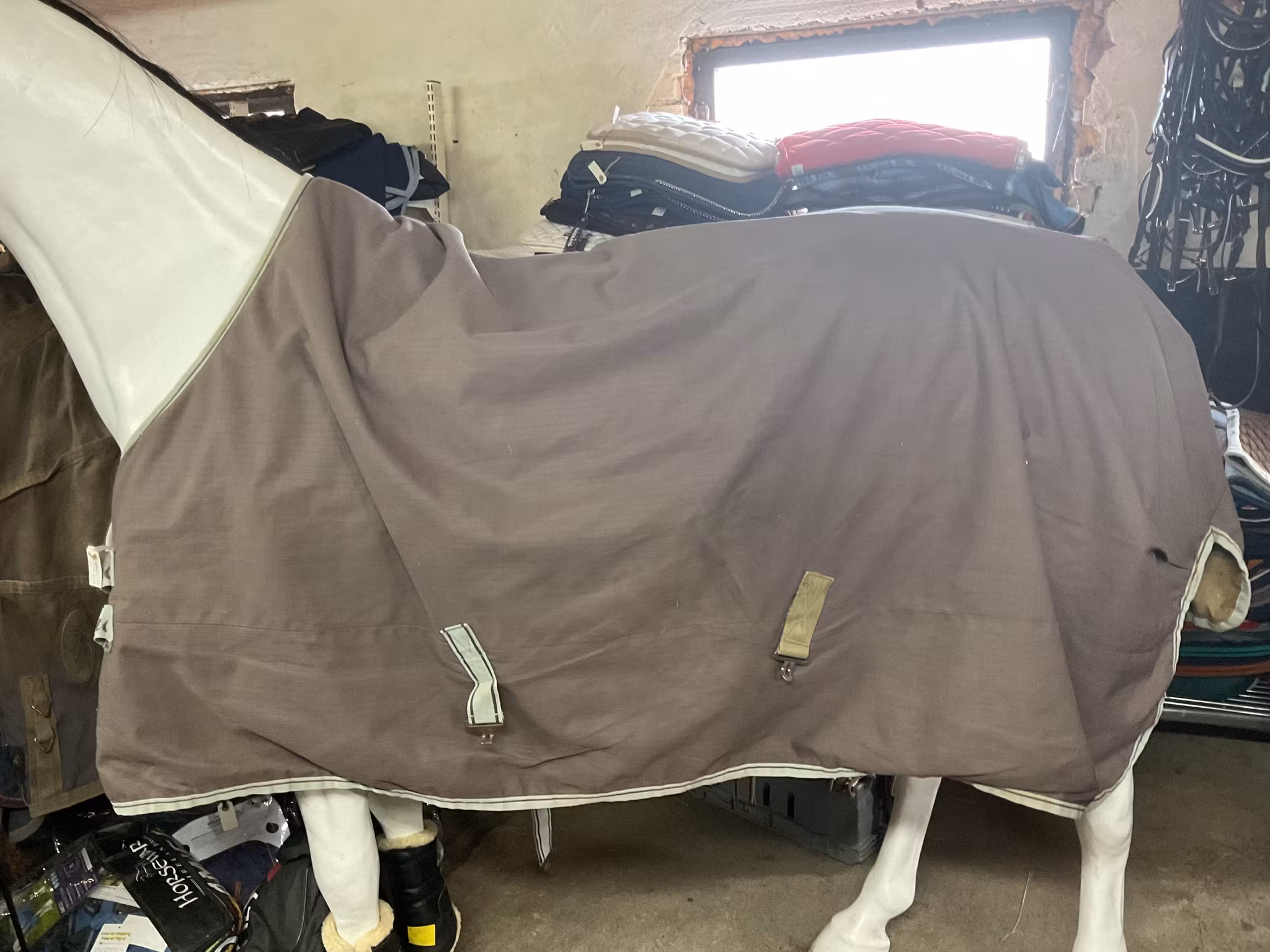 Bucas freedom täcke,155 cm,brunt, ca 200 gr