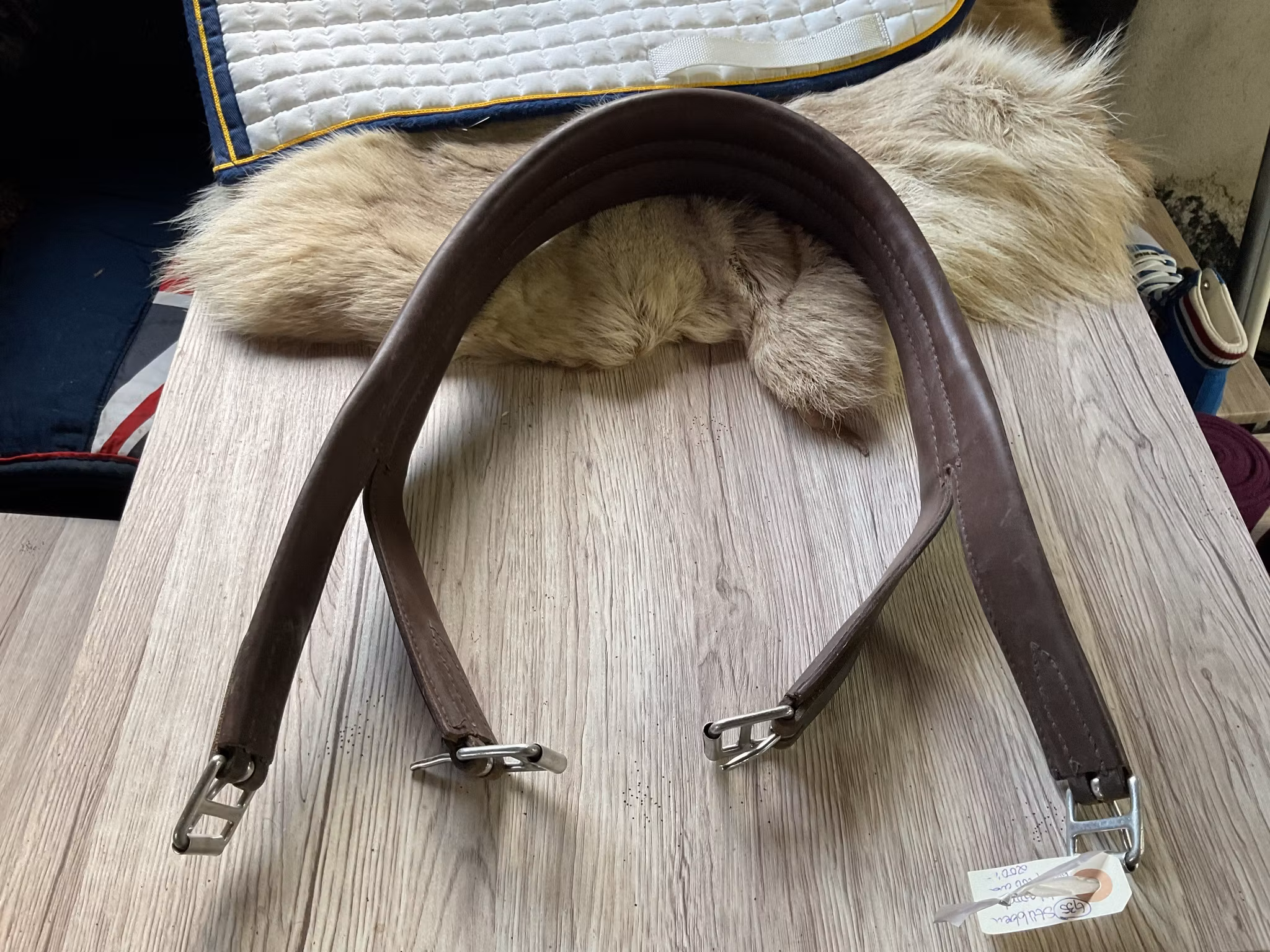 Stubben sadelgjord brun, 100 cm