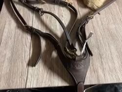 Ikonic förbygel med martingal,brun,f