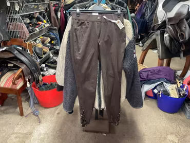 HKM ridbyxor,fullgrip,bruna,stl 36