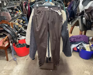 HKM ridbyxor,fullgrip,bruna,stl 36