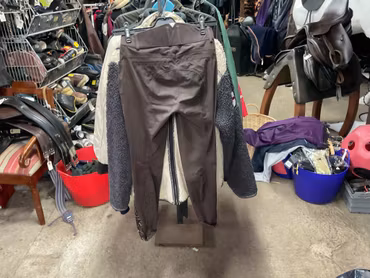 HKM ridbyxor,fullgrip,bruna,stl 36