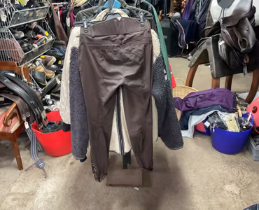 HKM ridbyxor,fullgrip,bruna,stl 36