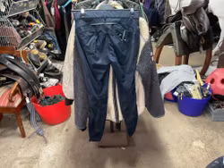 Ridbyxor lätt fodrade,blåa,fullgrip,stl 38