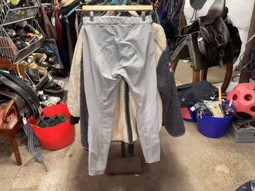 Domino ridbyxor,fullgrip,gråa,stl 38