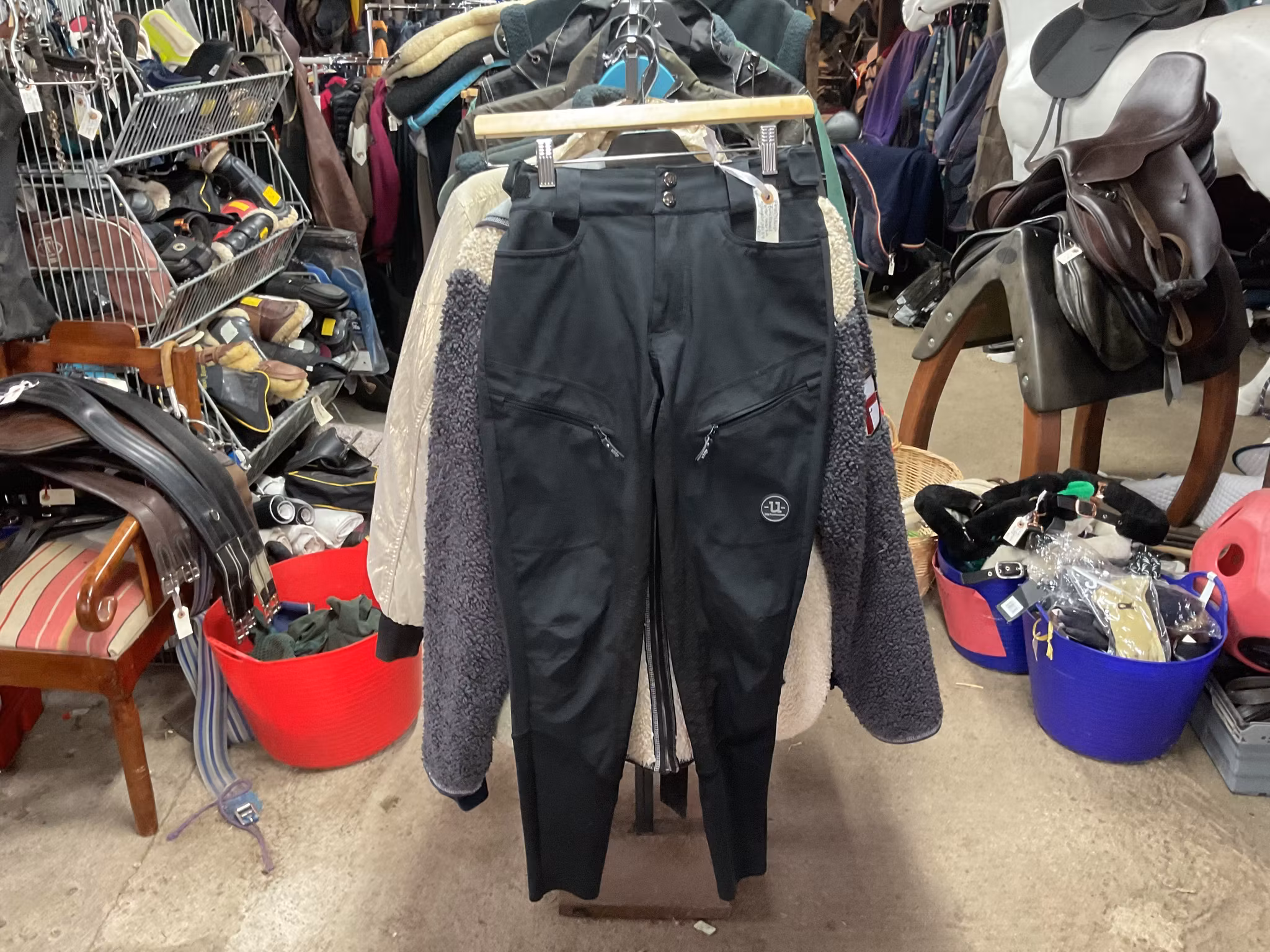 Uhip,functional wear,ridbyxor,svarta,halvgrip,stl 34