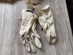 Roeckl vantar,L,vit/gula