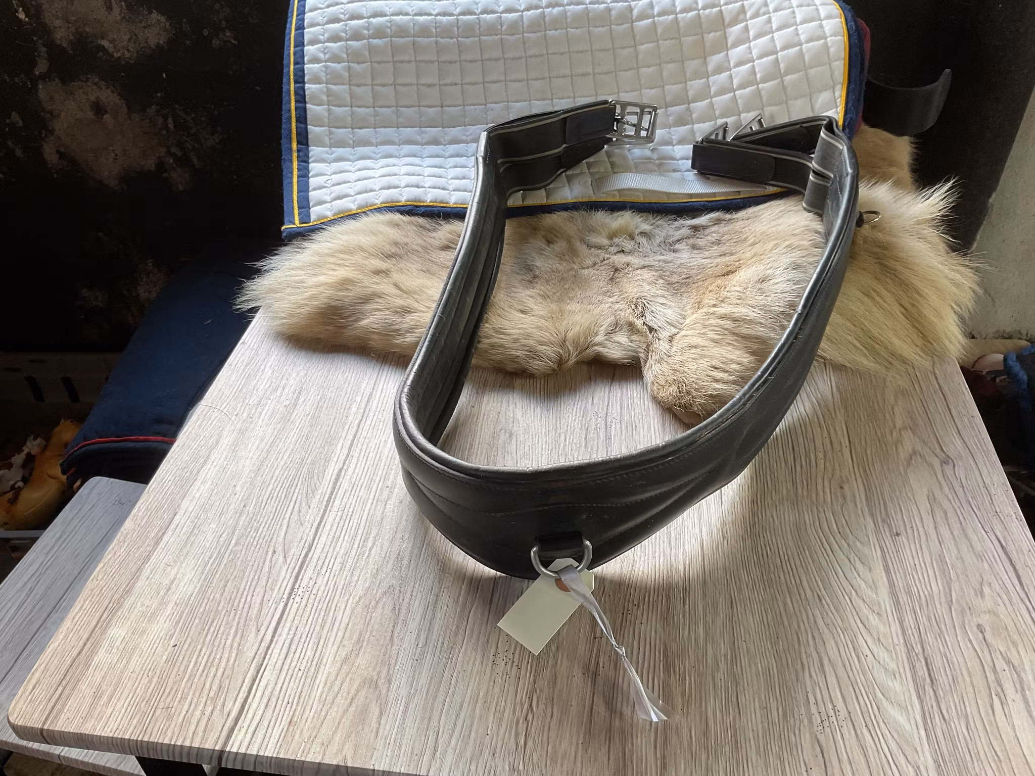 Sadelgjord svart,110 cm