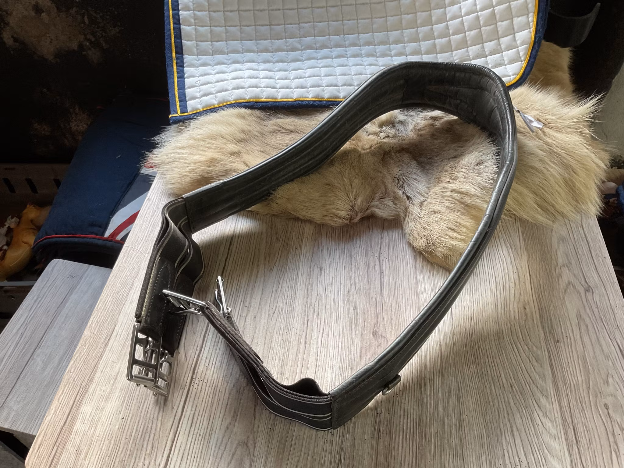 Sadelgjord svart,110 cm