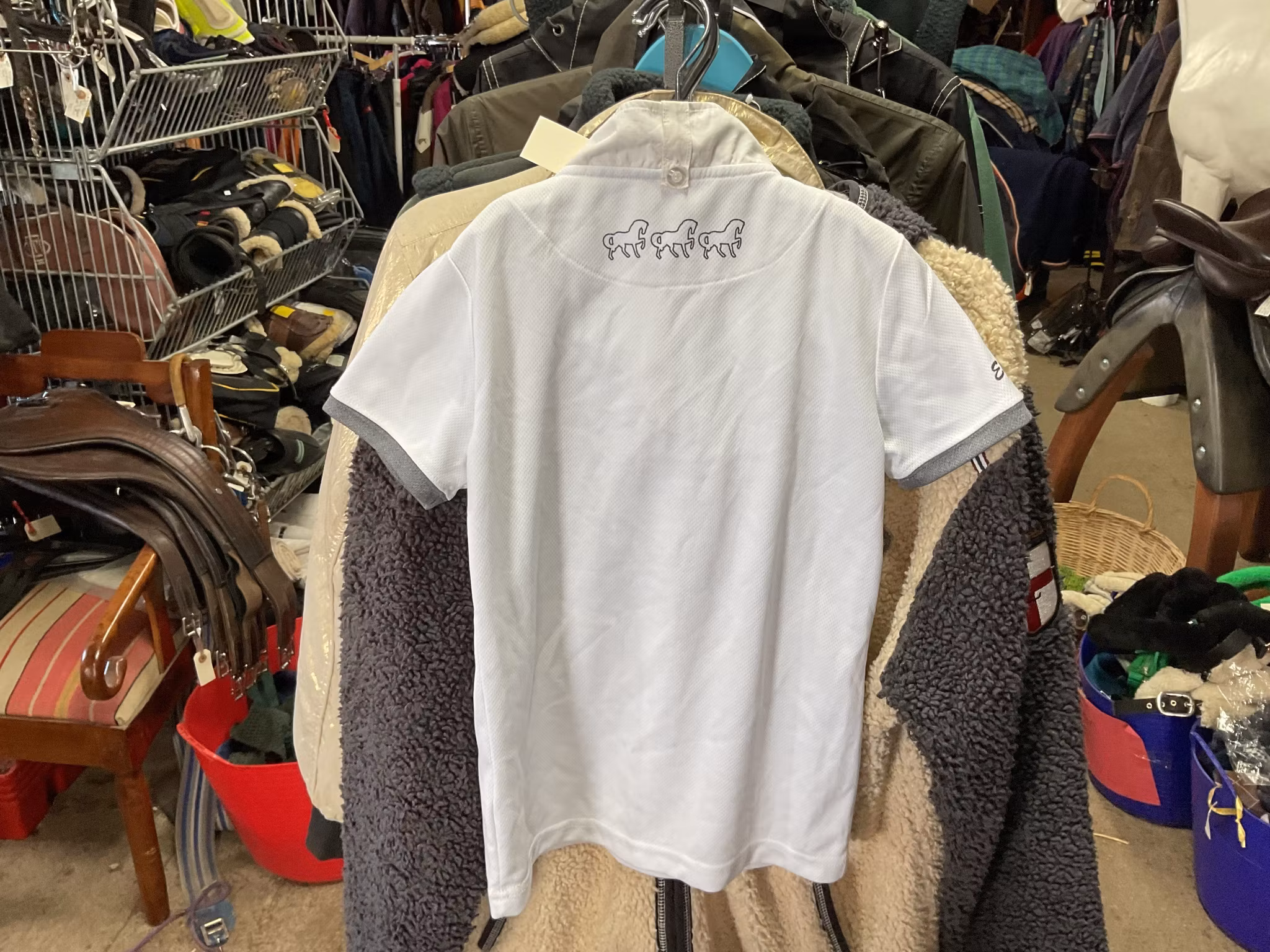 Tävlingstopp,equipage,vit, 145/152