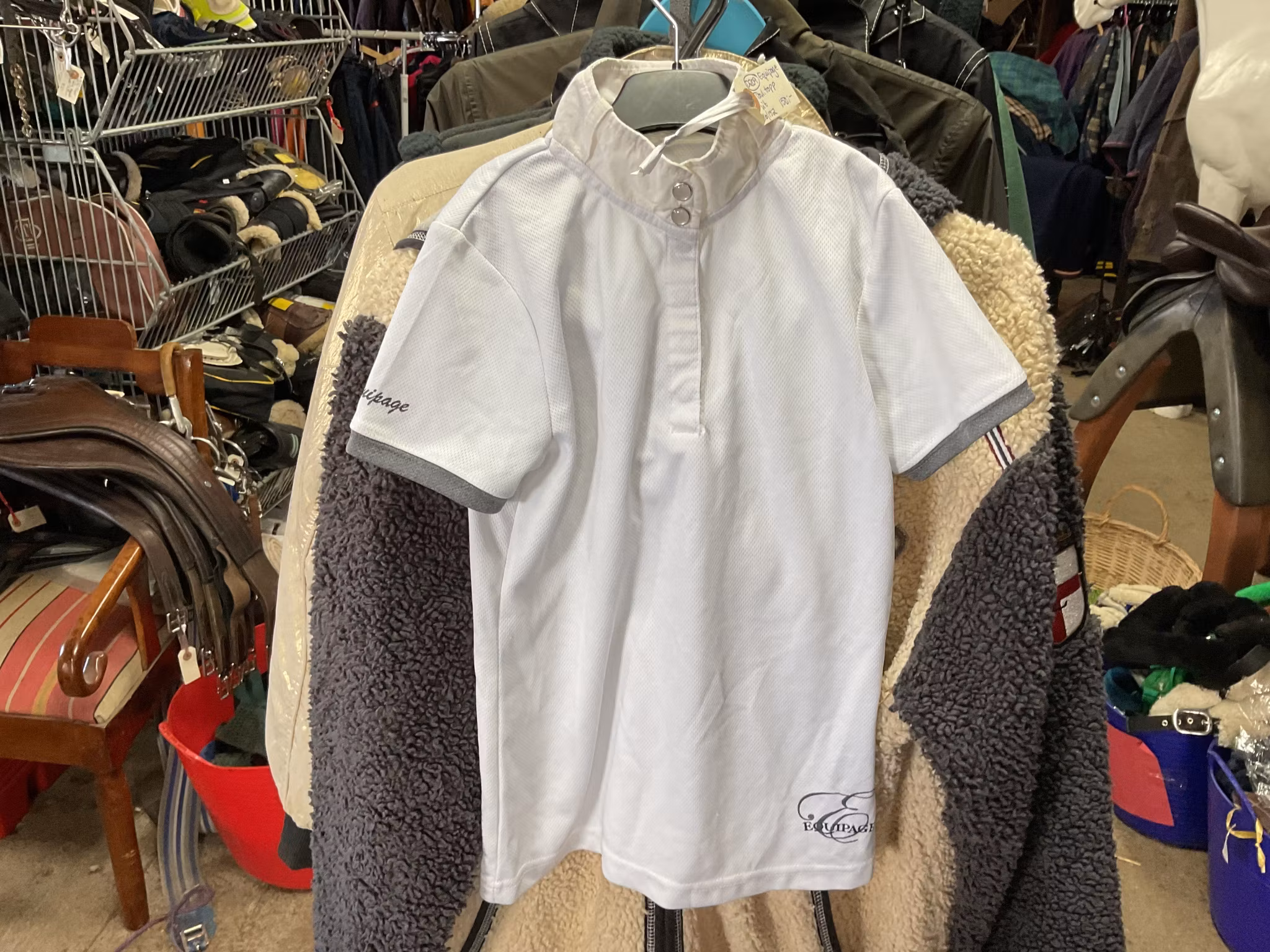 Tävlingstopp,equipage,vit, 145/152