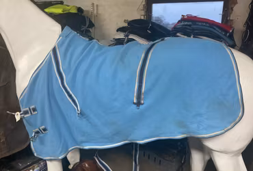 Fleecetäcke,ljusblå,115 cm