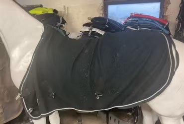 Fahrenheit fleecetäcke,svart, 105 cm