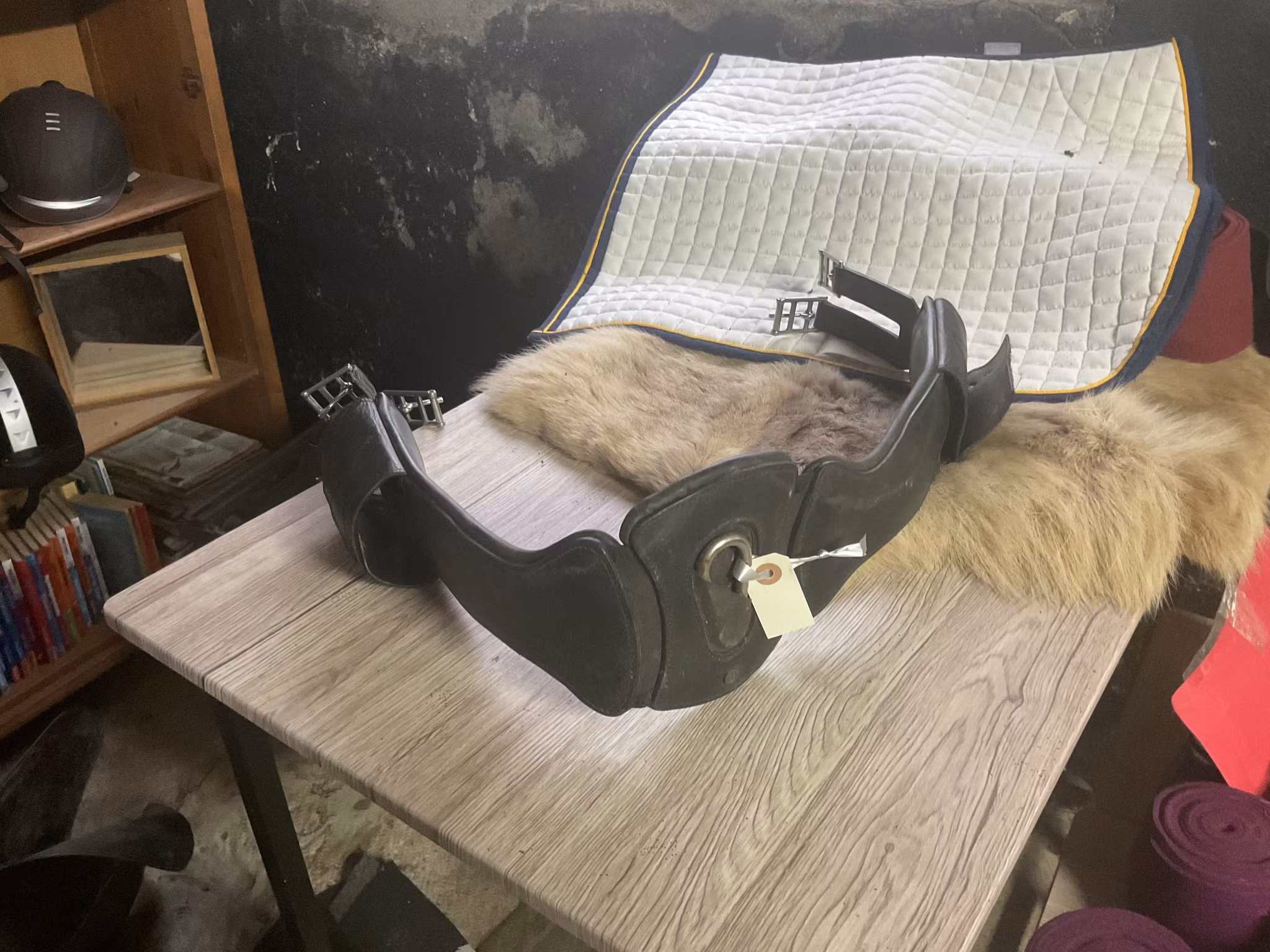 JH sadelgjord,svart,går att ändra storlek 115-145 cm