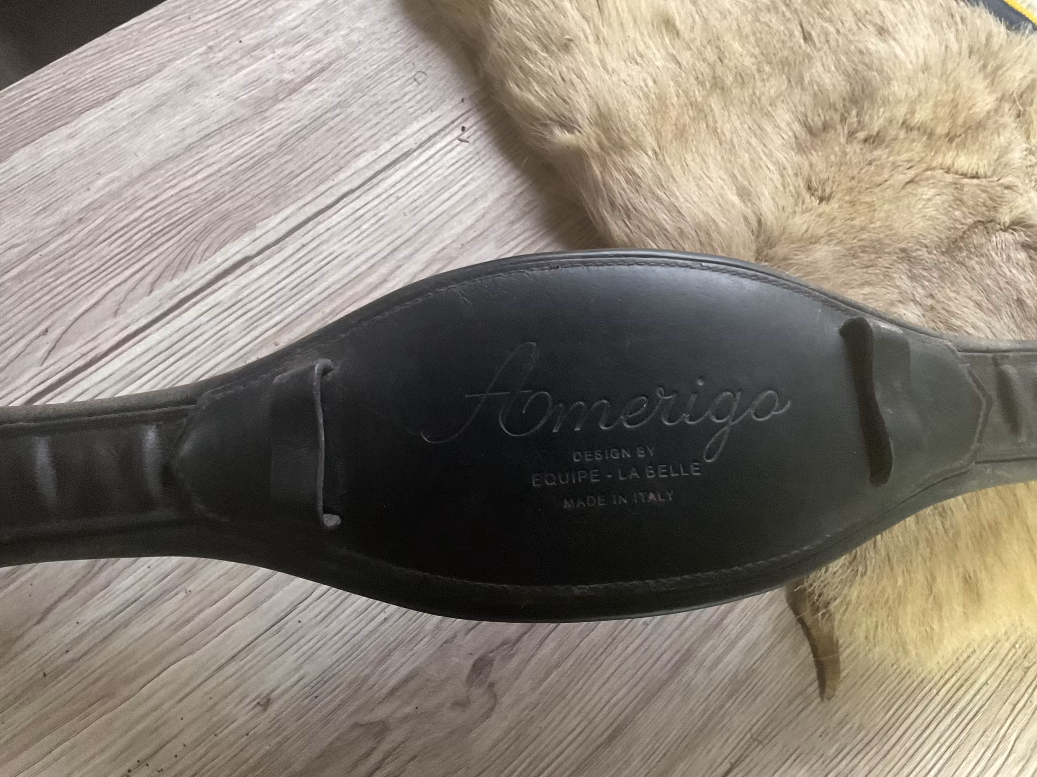 Amerigo sadelgjord,svart, 70 cm