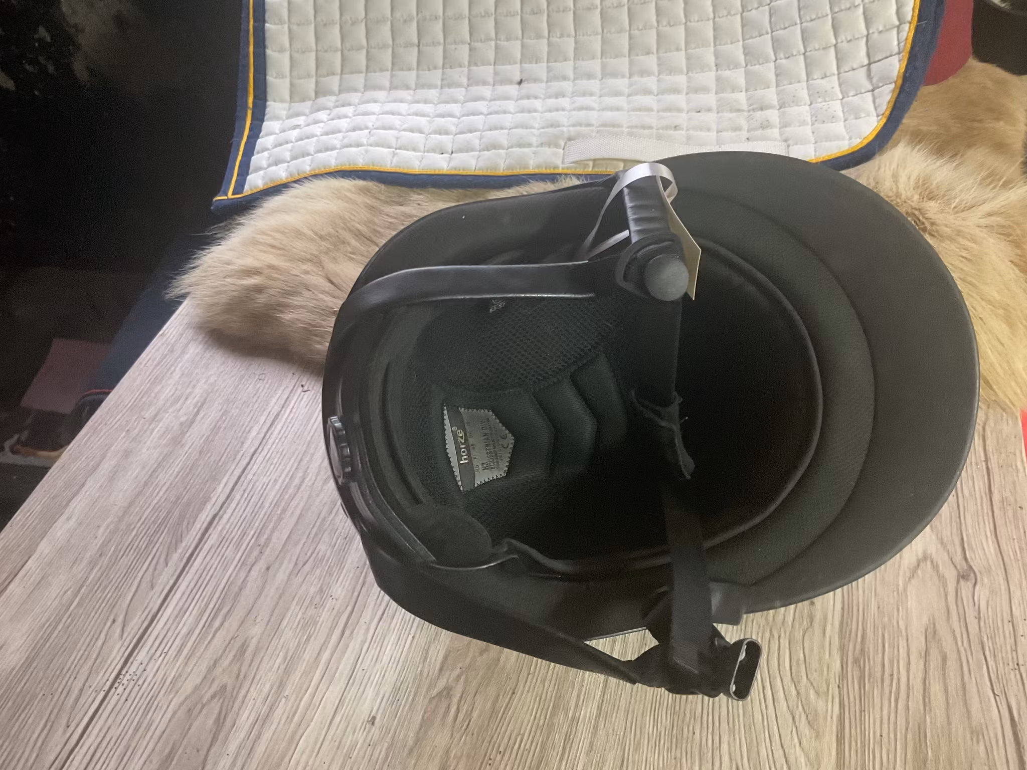 Horze ridhjälm,svart,stl 55-57