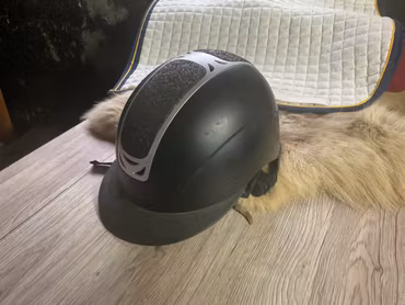 Horze ridhjälm,svart,stl 55-57