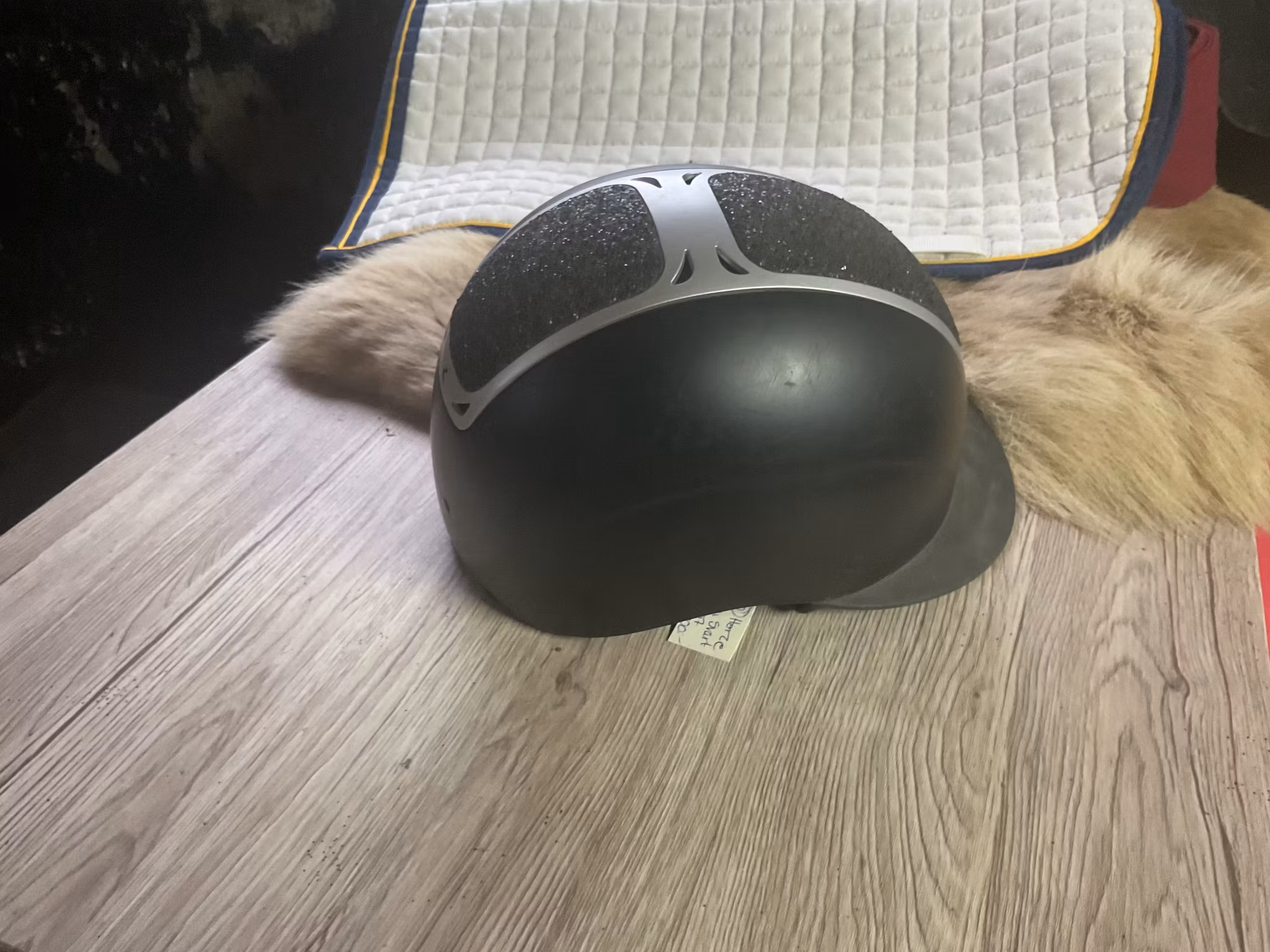 Horze ridhjälm,svart,stl 55-57