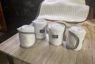 Vita benlindor,4-pack