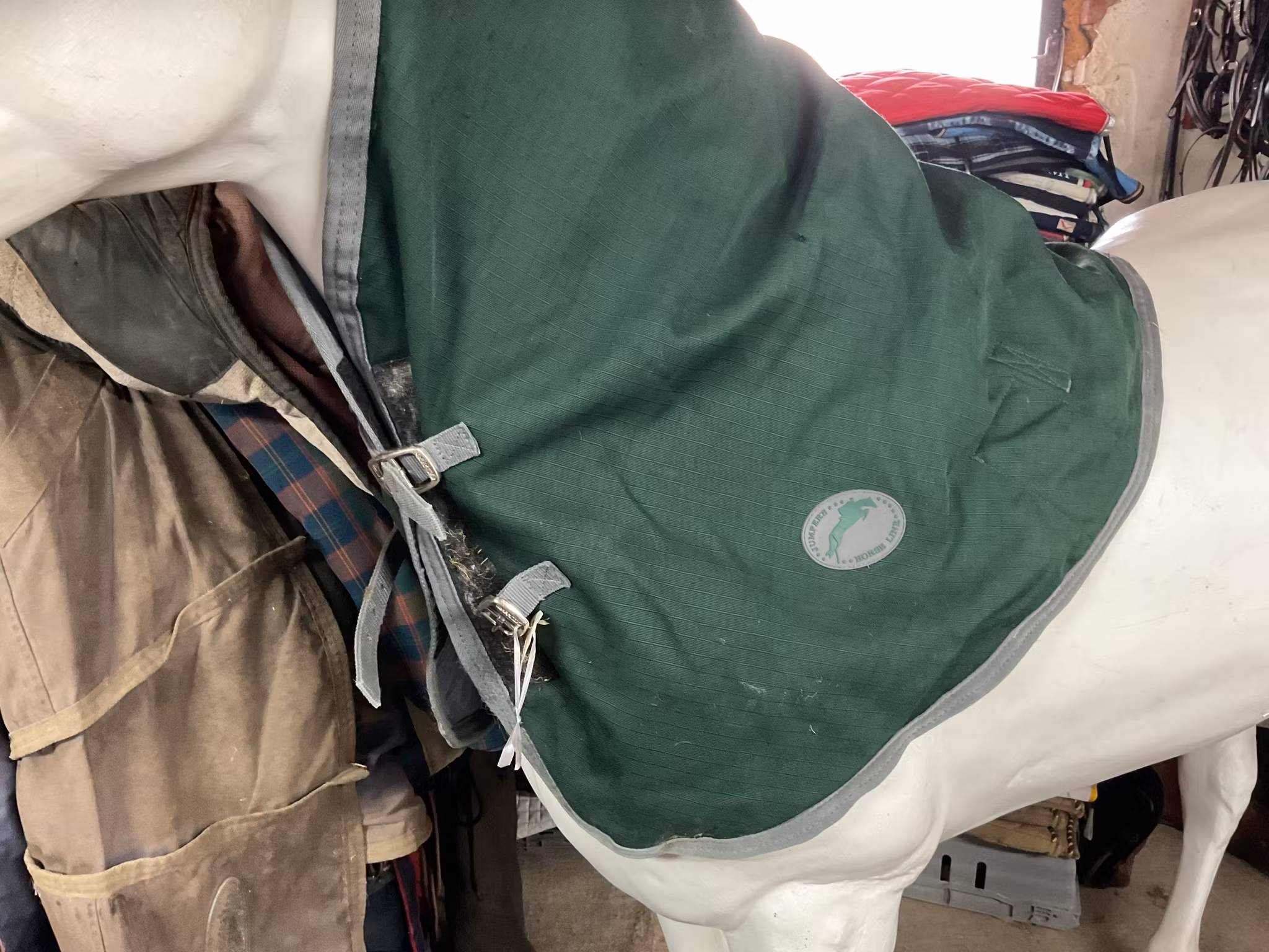 Halstäcke,grönt,m,100 gr