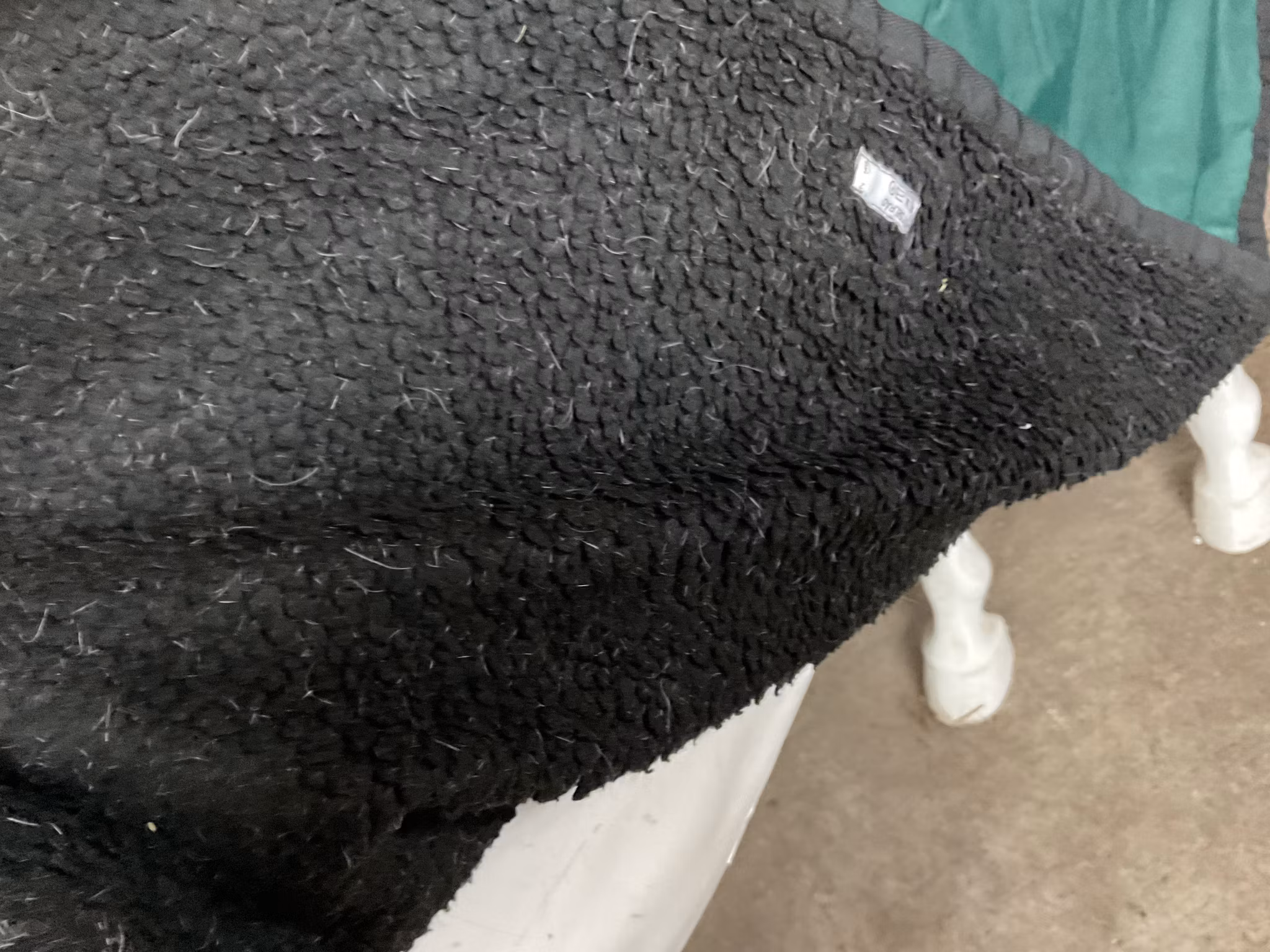 Ländtäcke,grönt,fodrat,f