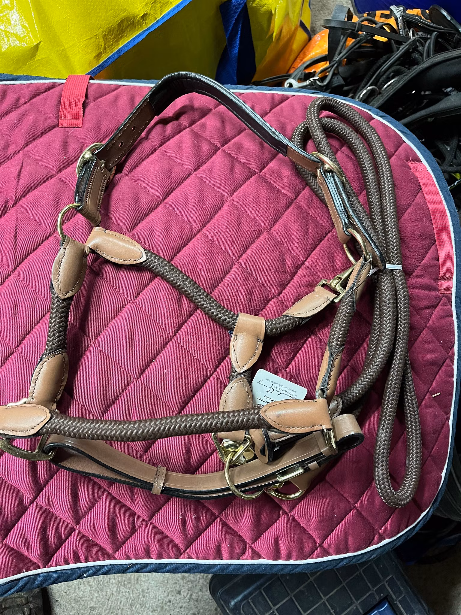 Santa cruz grimma rep med repgrimskaft,cognac/brun,p,ny