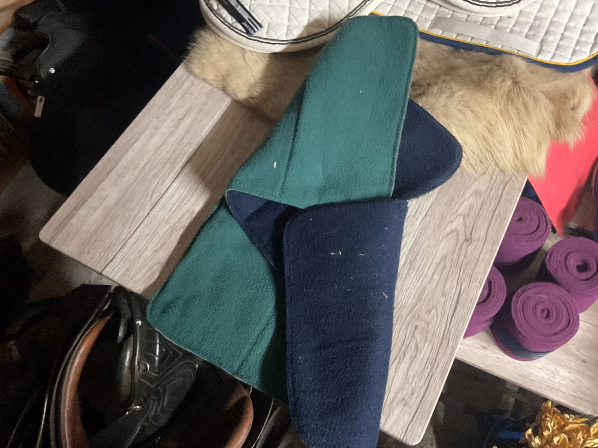 Paddar 2-pack,40*30,blå/gröna,