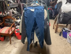 Pikeur helskodda ridbyxor,blåa,stl 76