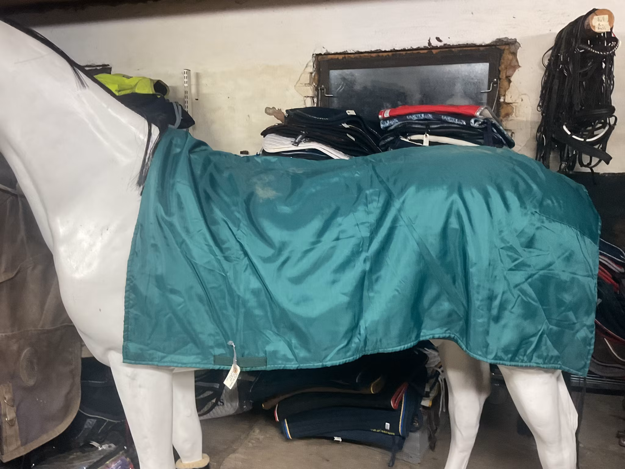 Galopp/Körtäcke,m,grönt,ca 150 gr