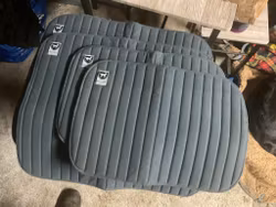 Haglunds benpaddar,gråa,4-pack