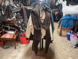 Chaps,bruna,långa,L