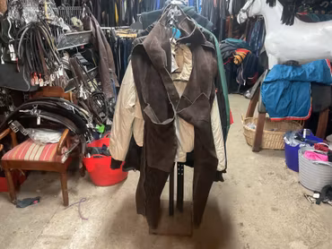 Chaps,bruna,långa,L