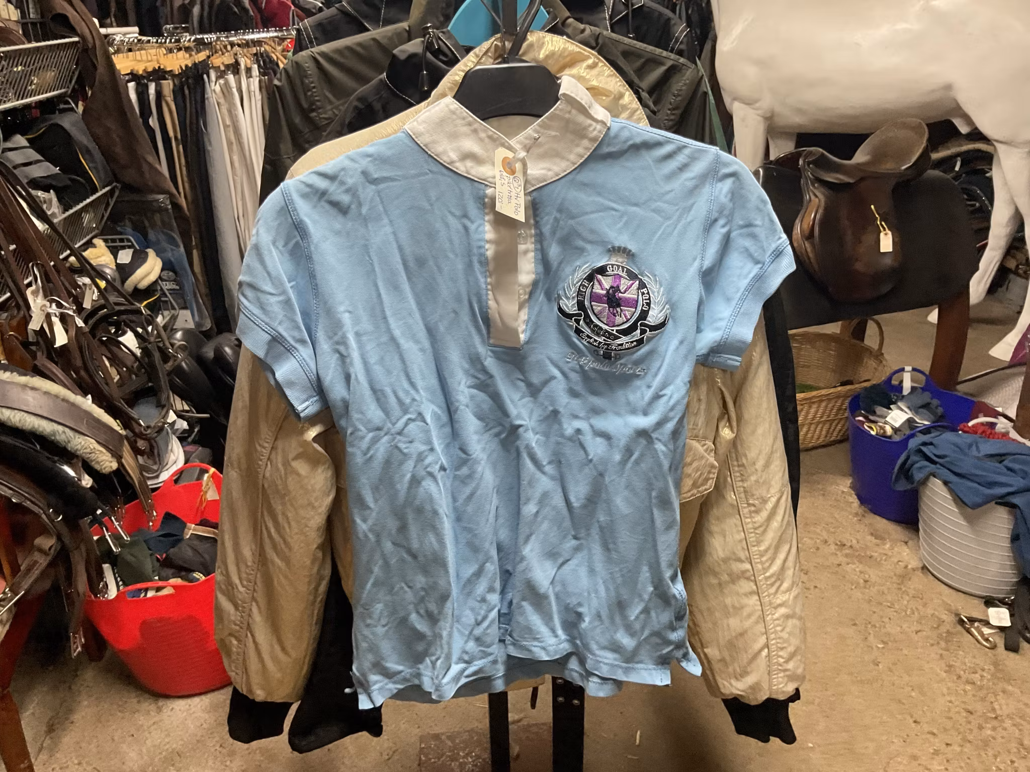 Hv polo piké tröja,blå,s