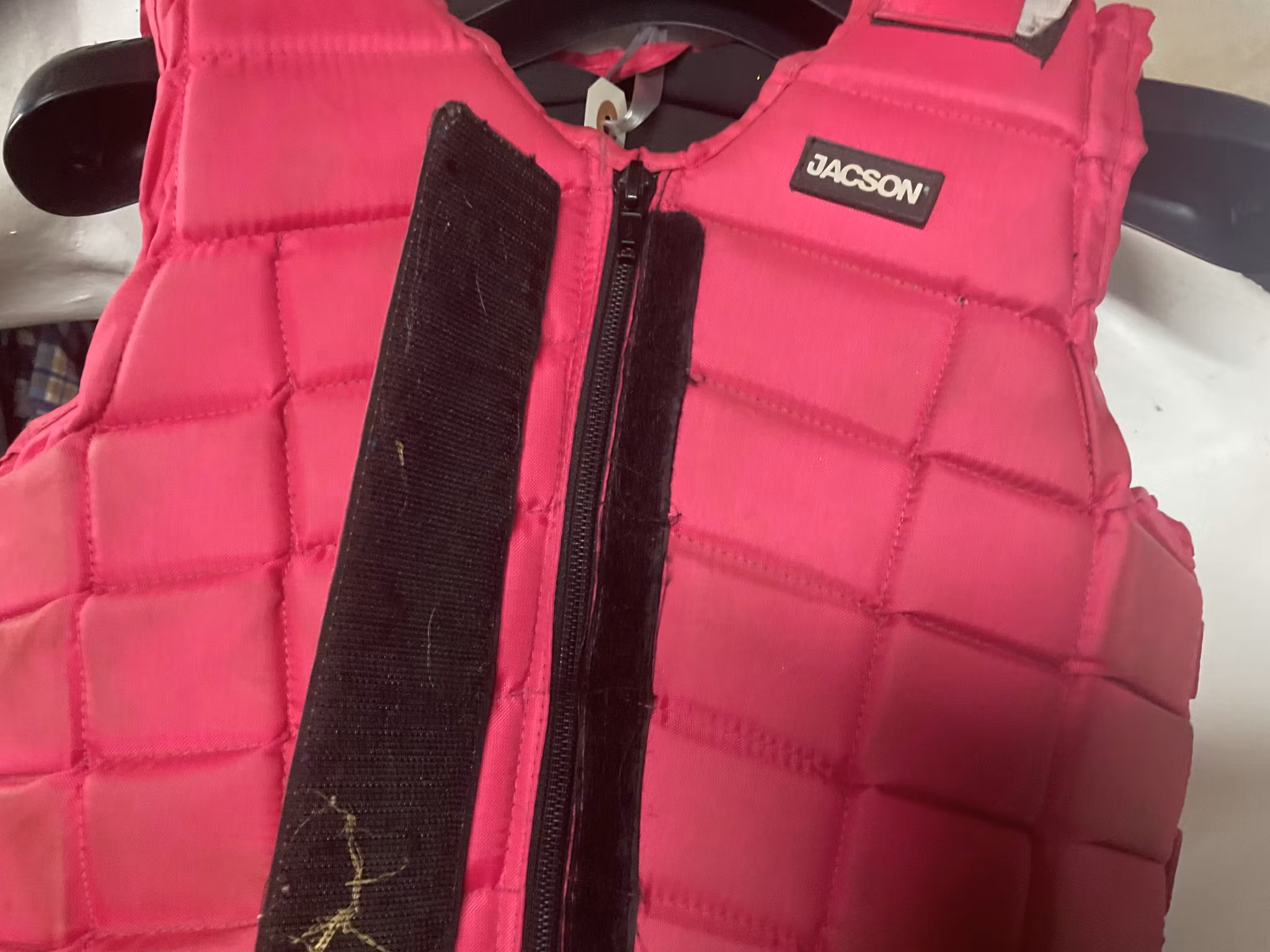 Jacson säkerhetsväst,rosa,junior L,10 år