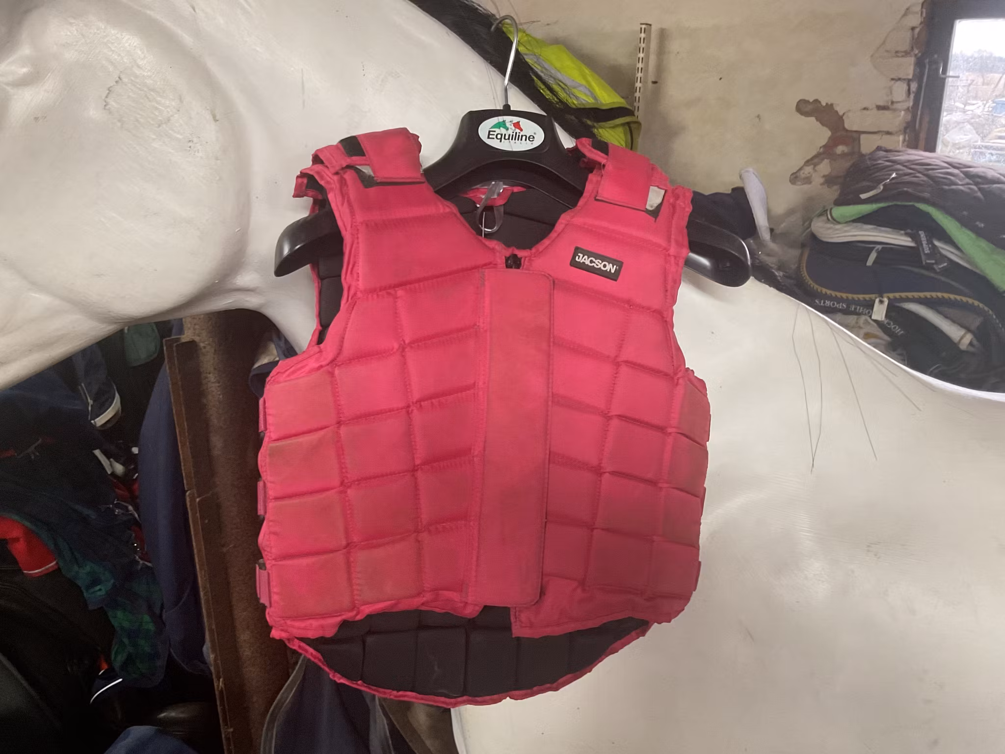 Jacson säkerhetsväst,rosa,junior L,10 år