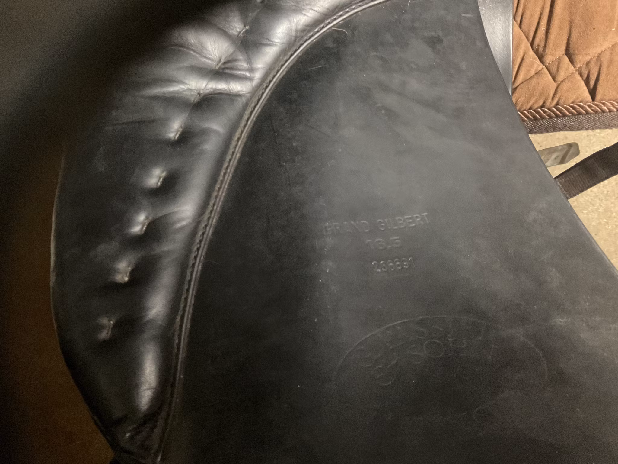 Passier grand gilbert,dressyrsadel,svart, 16,5”,N,inkl stigläder och stigläder