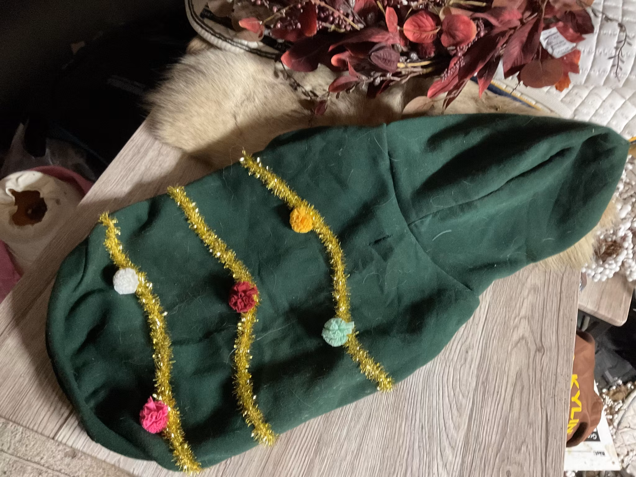 Dräkt till hund,stl m 45 cm